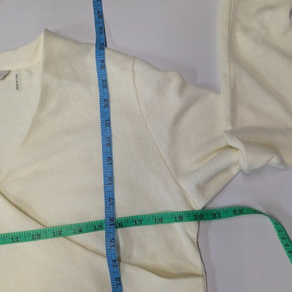 Soft Surroundings Petite Large Yellow Asymmetrical Top - Picture 7 of 9